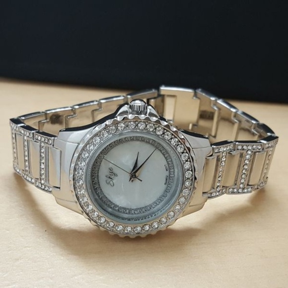 Skye Women's Designer Watch MOP Dial with Stones - Picture 1 of 3
